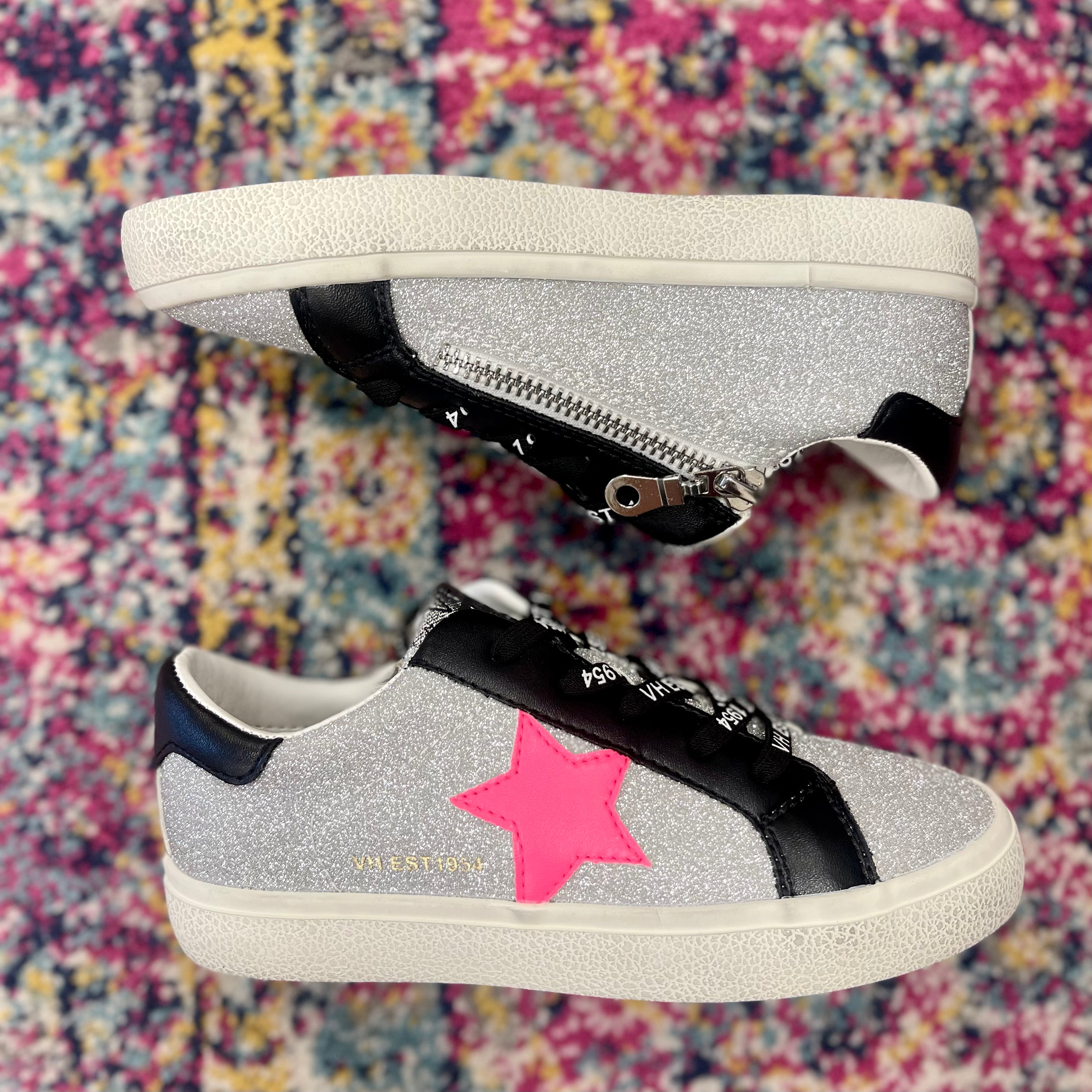Vintage Havana Jade Silver Glitter Sneaker