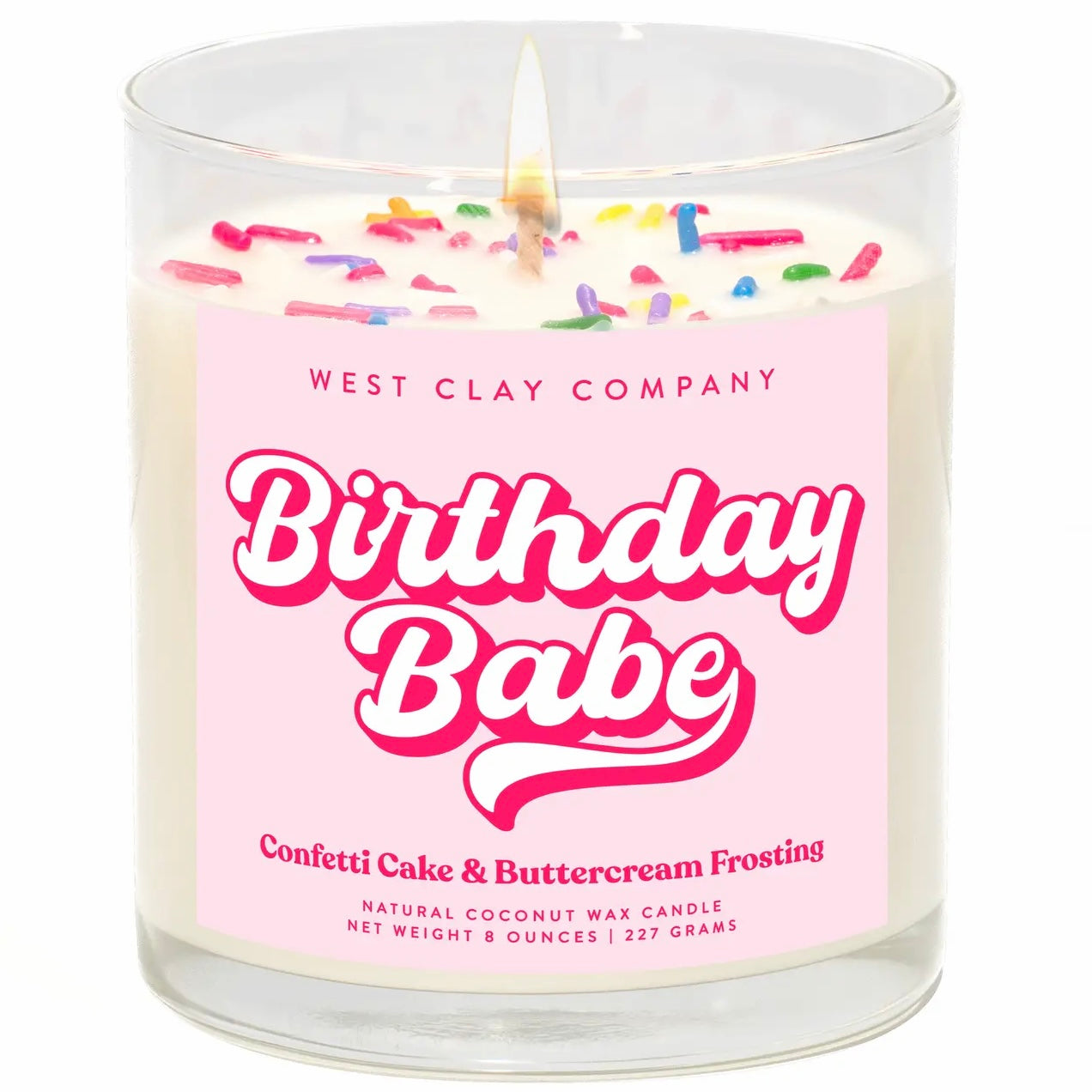 Birthday Babe Sprinkle Candle