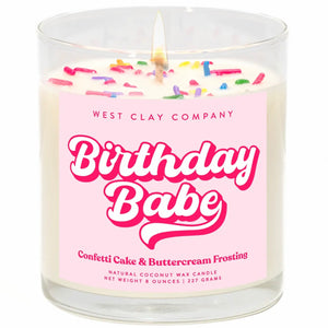 Birthday Babe Sprinkle Candle
