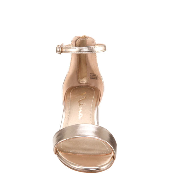 Nina Hidi Platino Metallic Heel