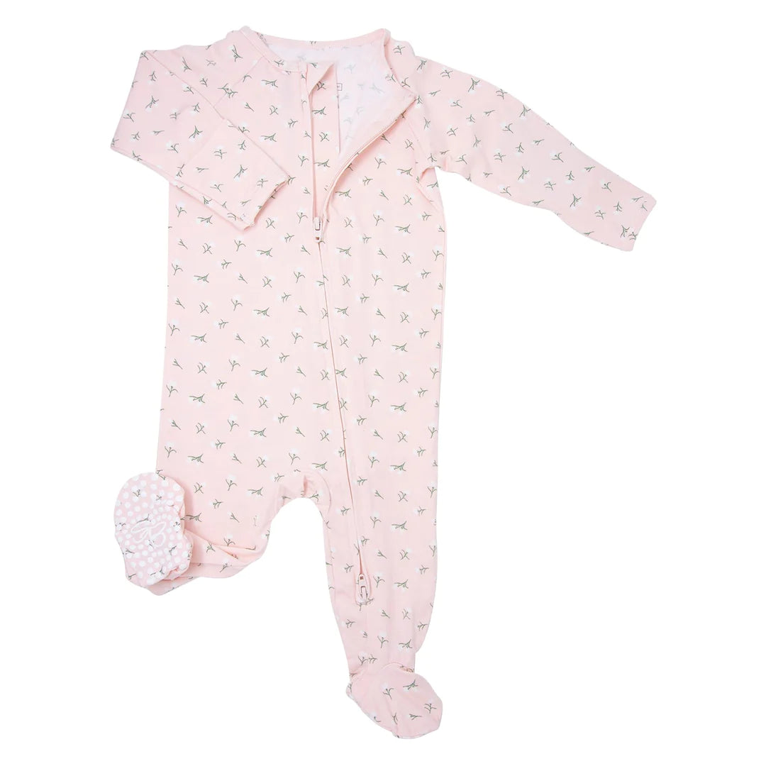Sweet Bamboo Baby's Breath Footie