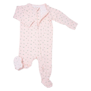 Sweet Bamboo Baby's Breath Footie