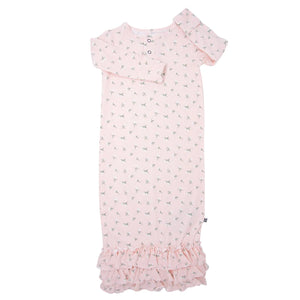 Sweet Bamboo Baby's Breath Ruffle Gown