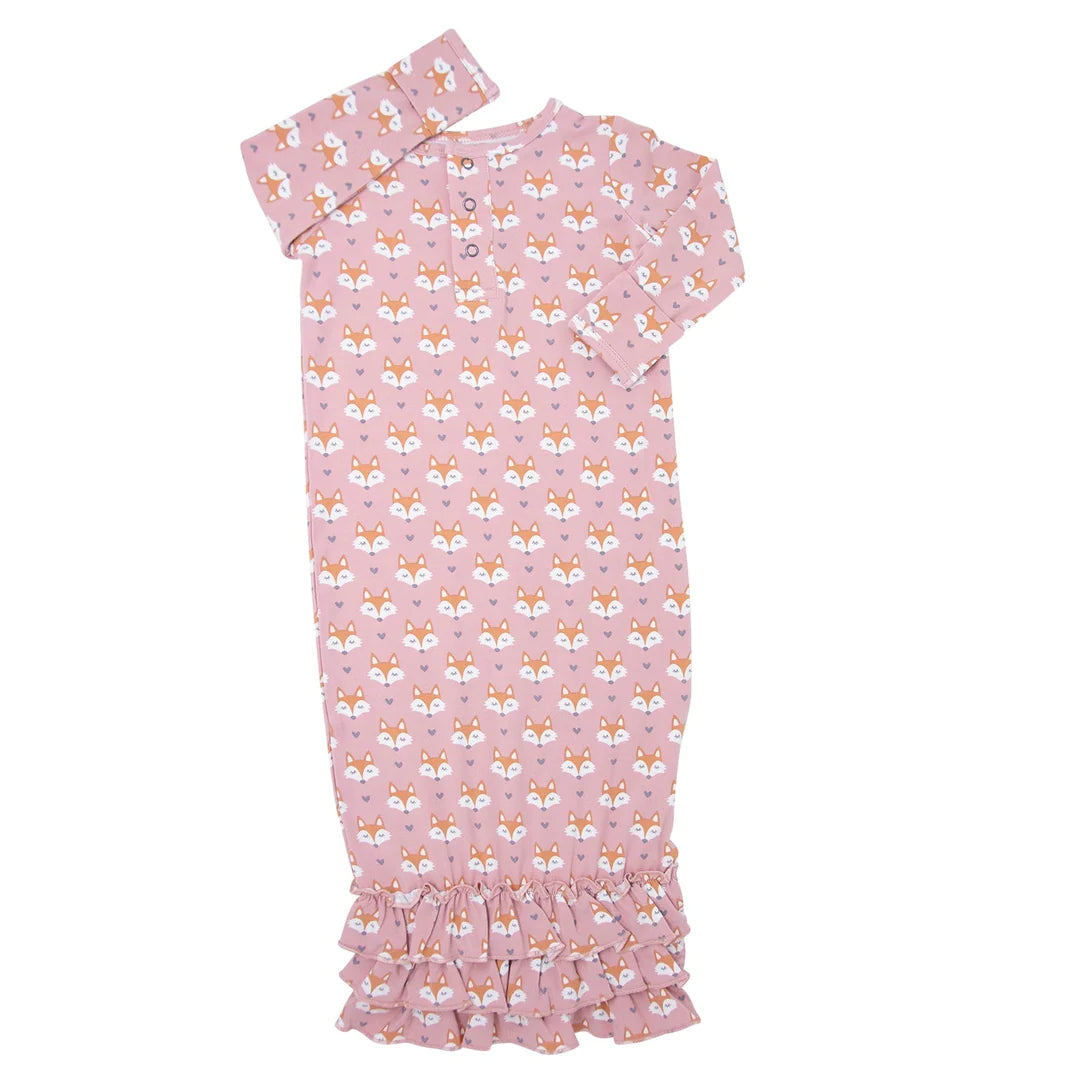 Sweet Bamboo Foxy Lady Ruffle Gown