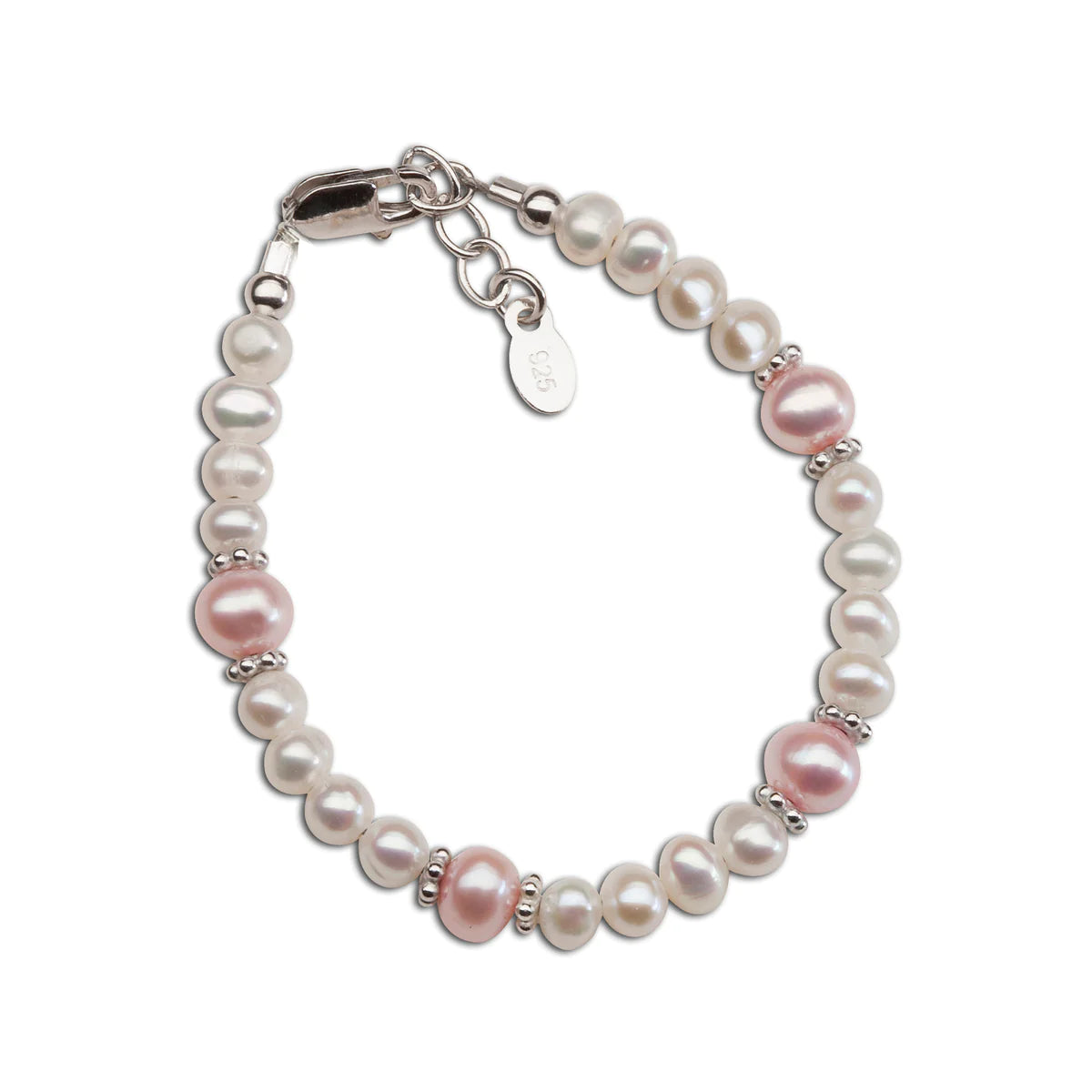 Pearl & Pink Baby Bracelet