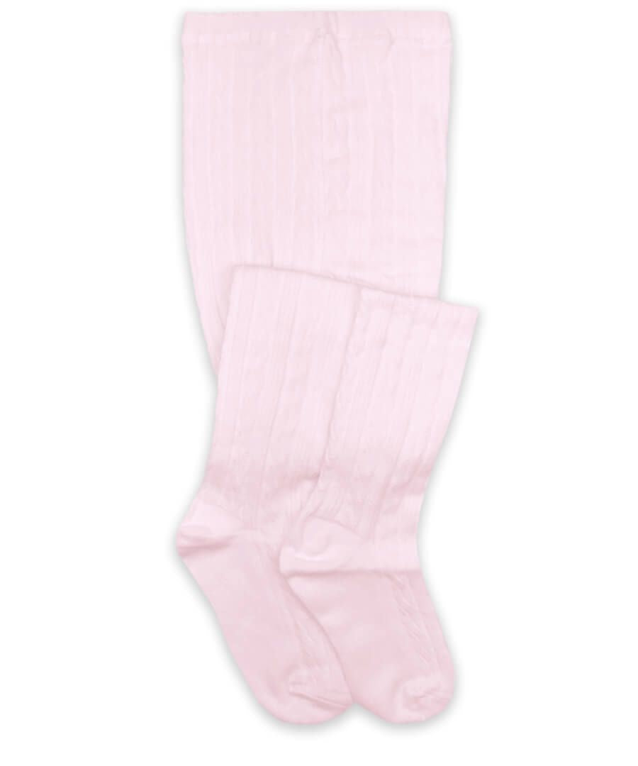Jefferies Socks Pink Cable Tights