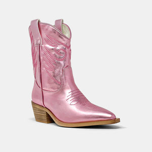 Shu Shop Zahara Pink Cowgirl Boots