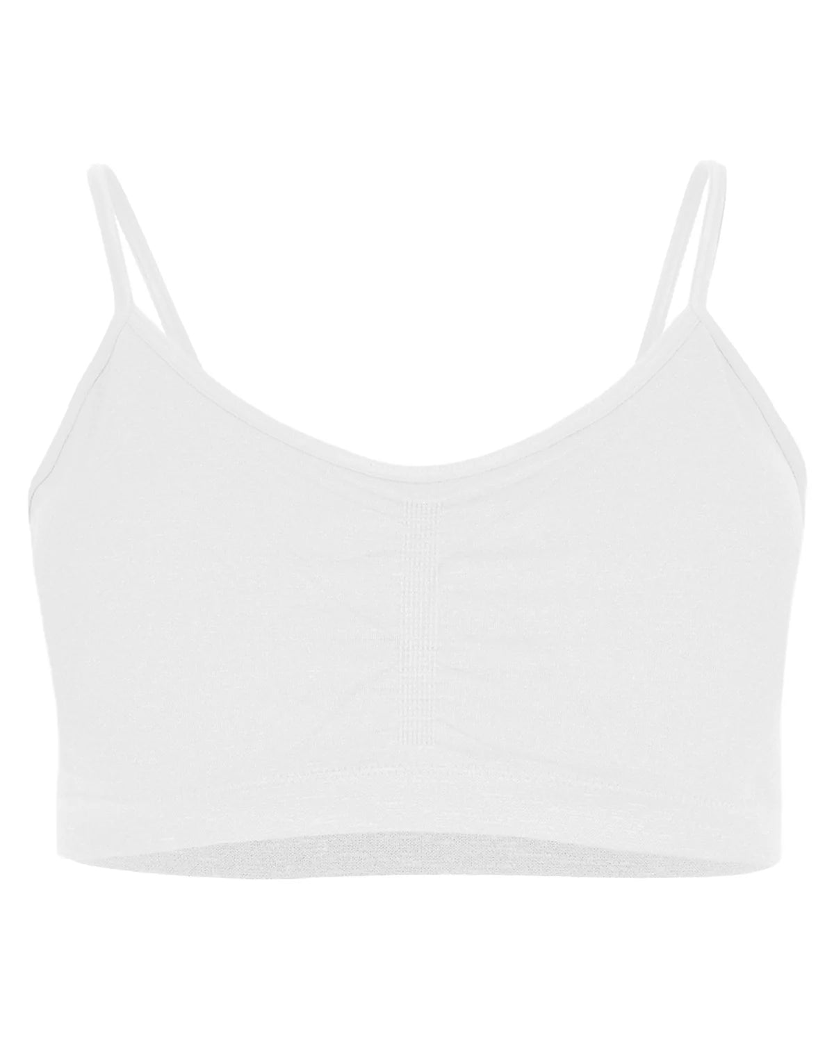 White 2 Pair Pack Gathered Bra