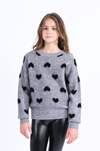 Molly All Over Hearts Sweater