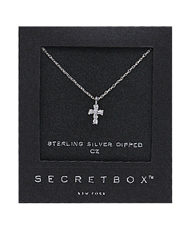 CZ Cross Necklace