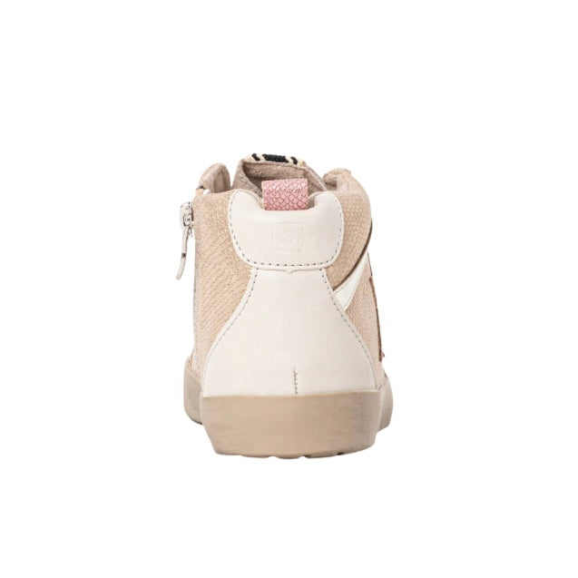 Shu Shop Paulina Champagne Snake Sneaker