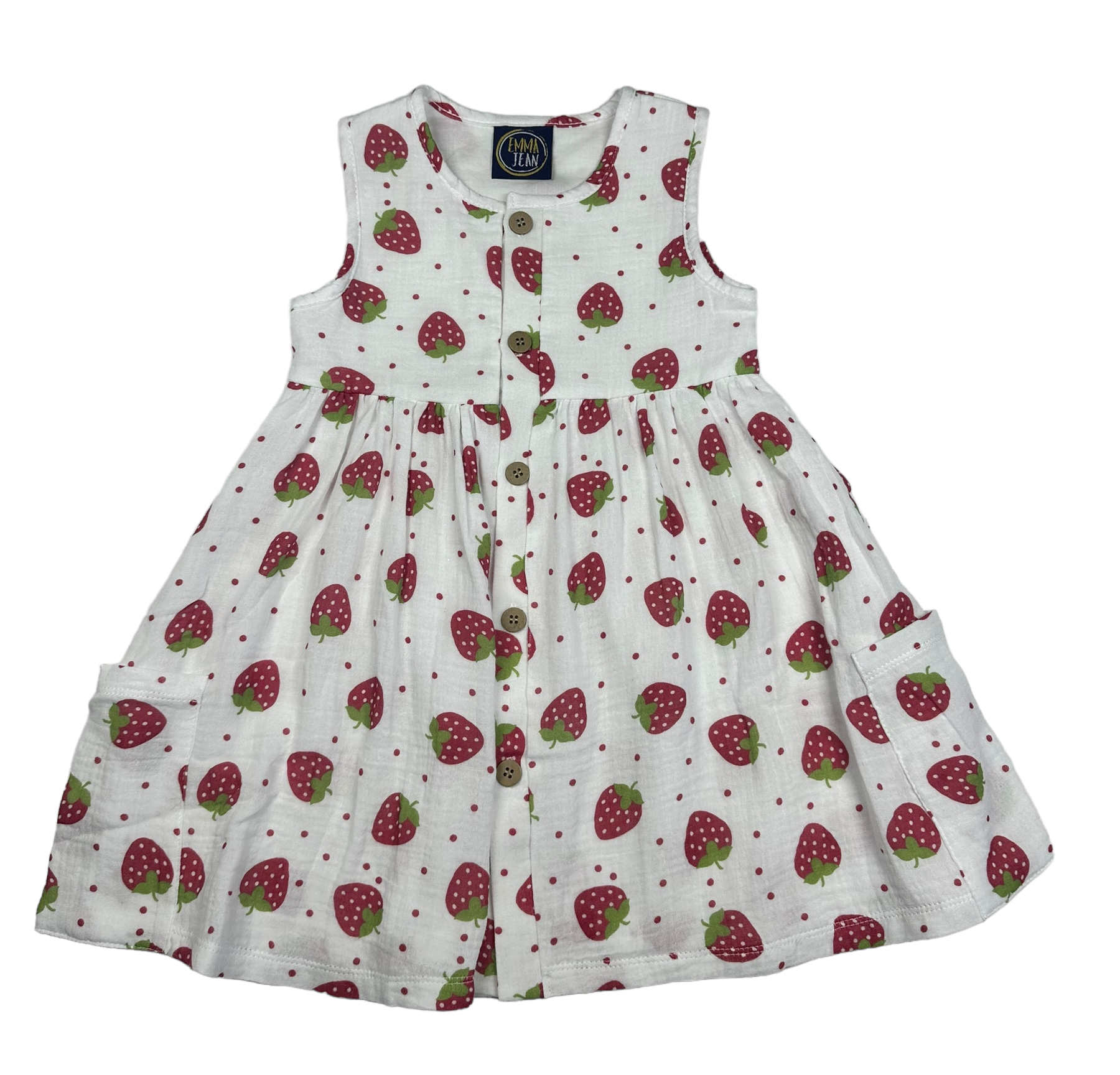 Addison Strawberry Dress