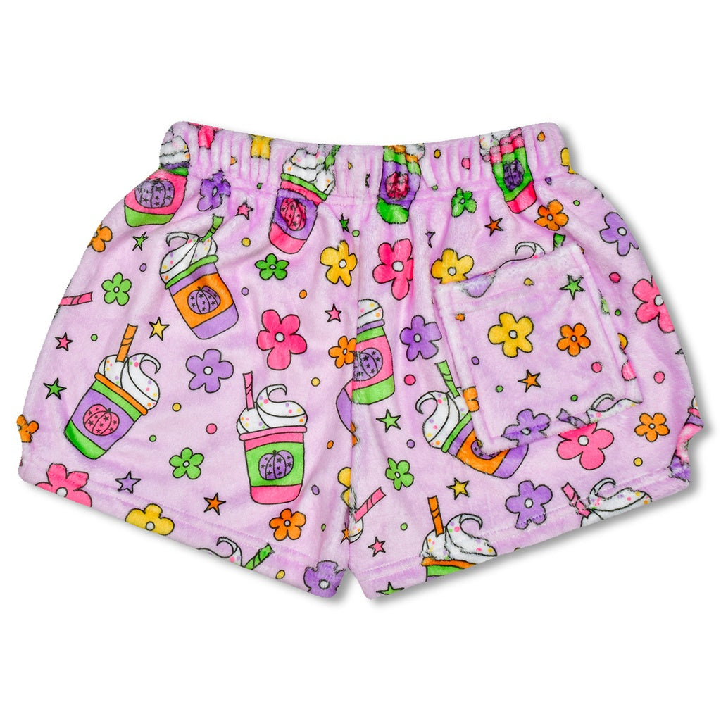 Pumpkin Lattes Plush PJ Shorts