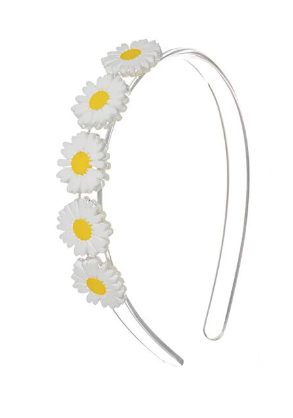 Daisies White Headband
