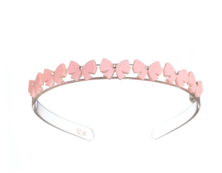 Bows Mini Light Pink Headband