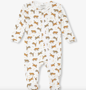 Hatley Celestial Tigers Bamboo Footie