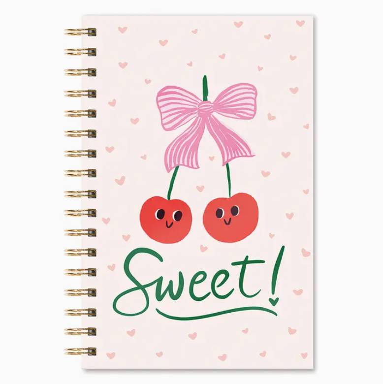 Sweetest Cherry Spiral Notebook