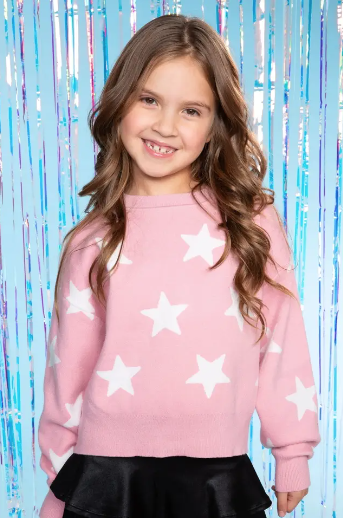 All Over Ivory Stars Sweater