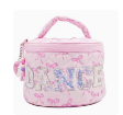 Dance Bow Quilted Round Glam Bag