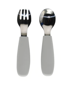 nouka Toddler Cutlery Set - Light Storm