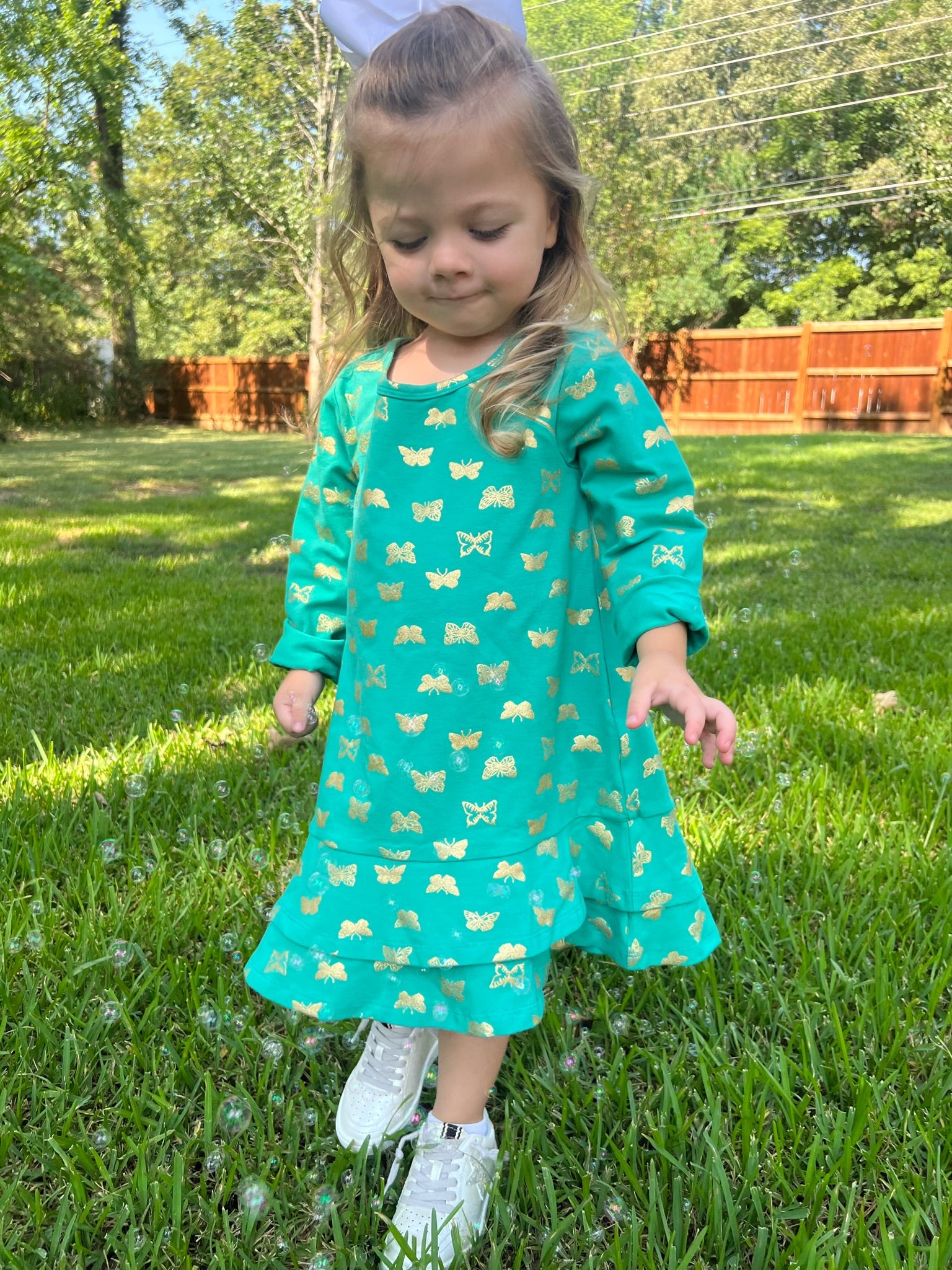 Foil Butterfly Dress