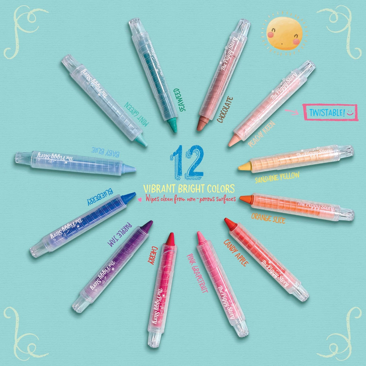 Unicorn Fantasy Chalk Crayons