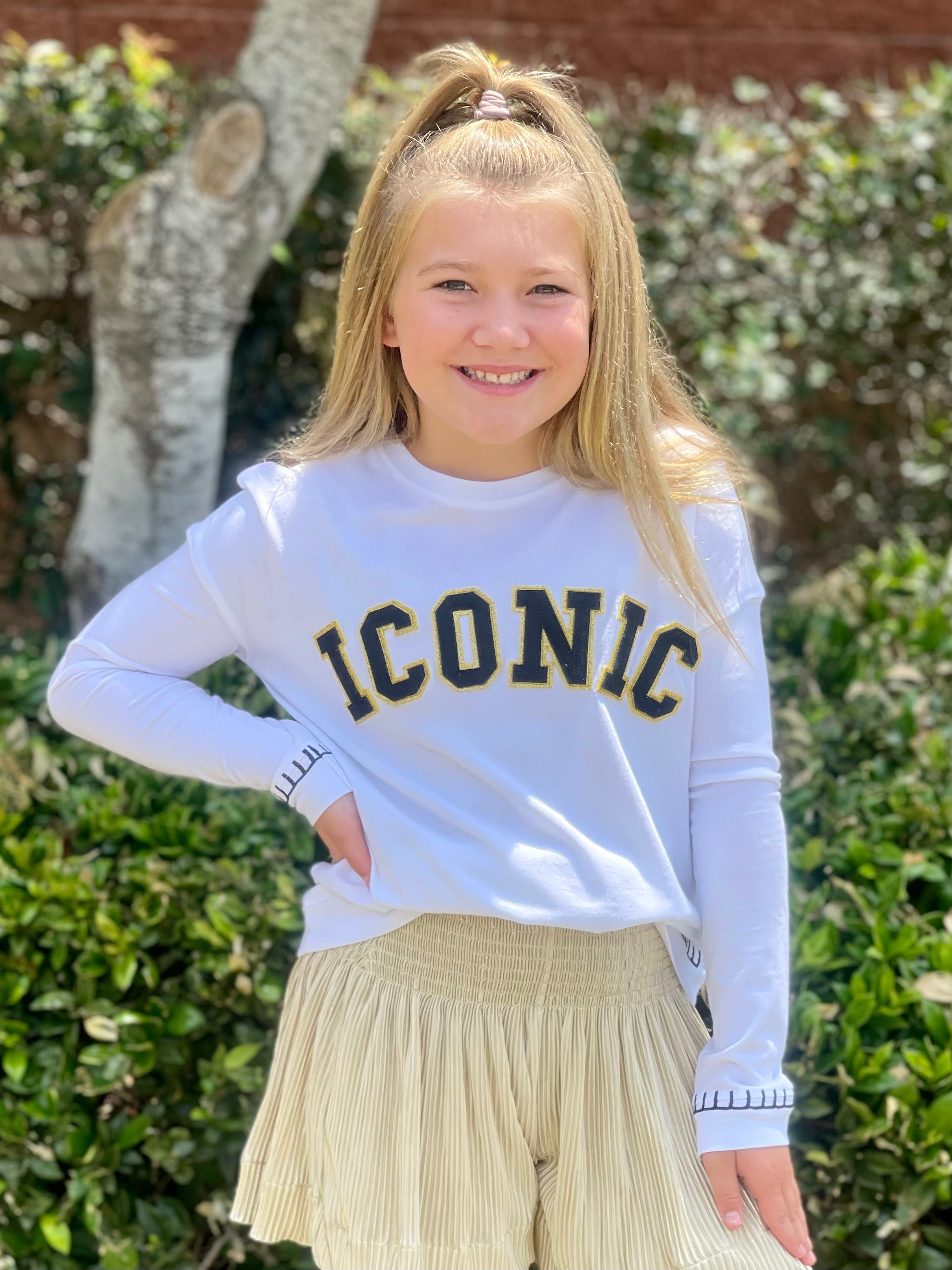 Iconic Patch Long Sleeve Tee