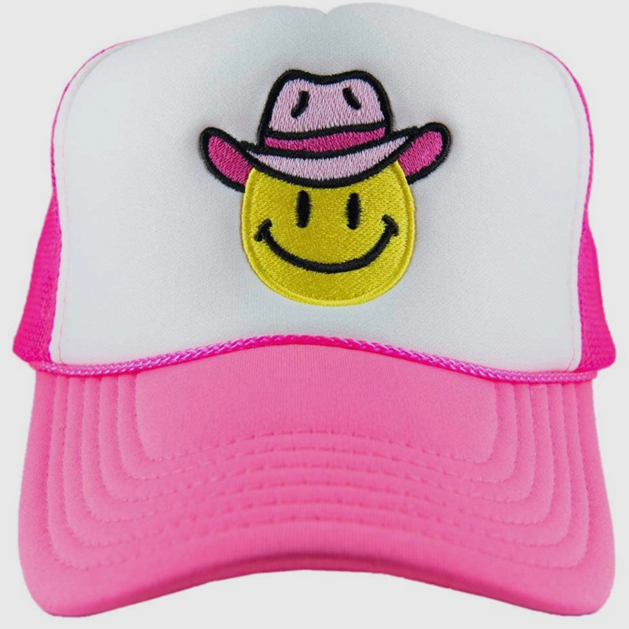 Cowboy Happy Face Trucker Hat