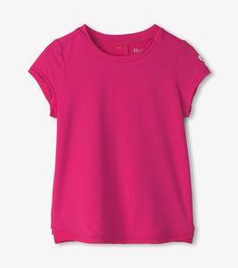 Hatley Pink Mesh Trim Athletic Top