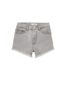DL1961 Lucy Light Smoke Denim Shorts