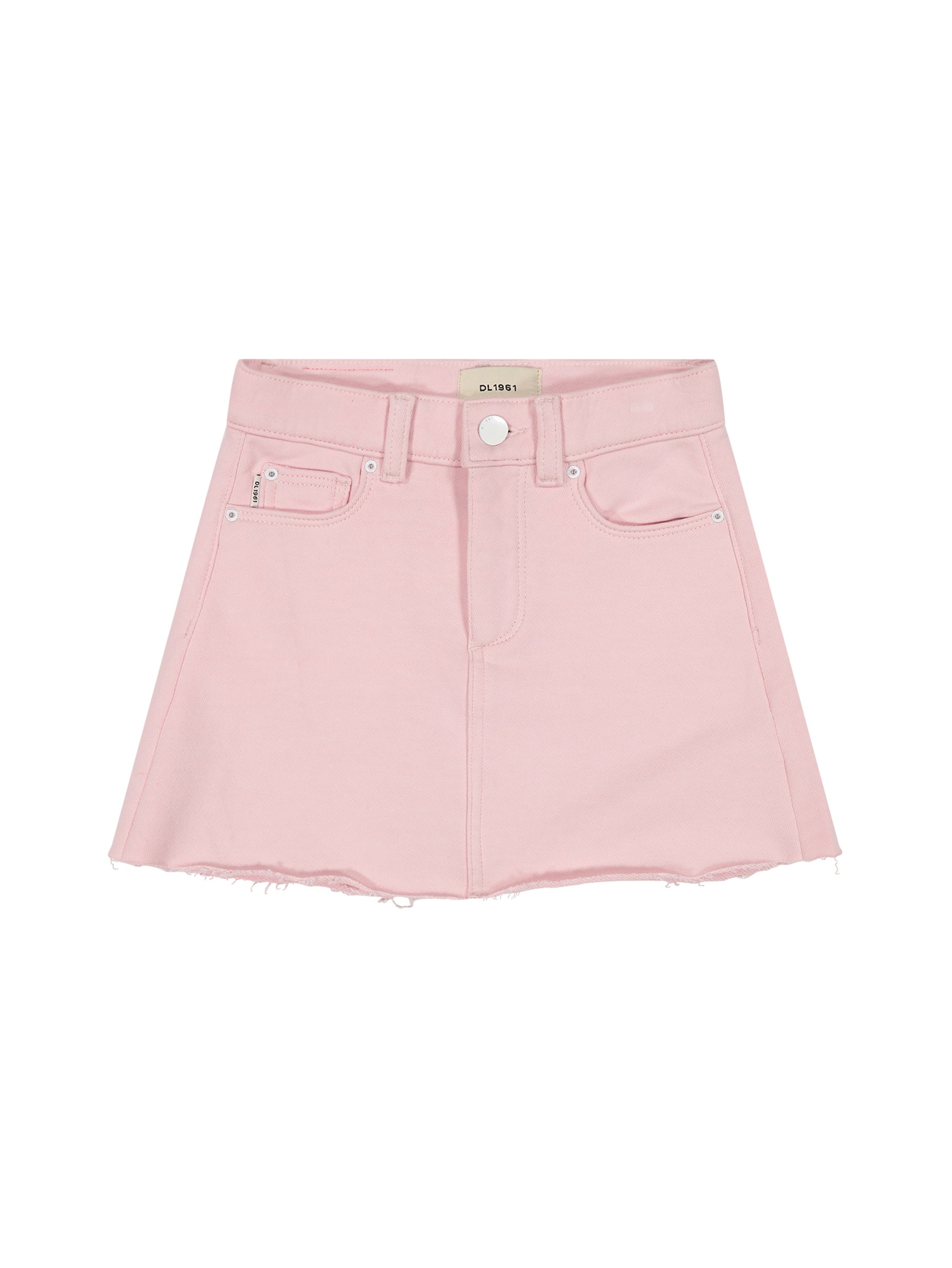 DL1961 Jenny Shell Pink Denim Skirt