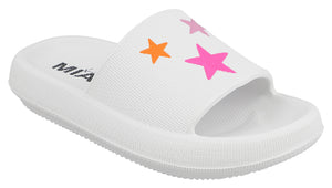 MIA Little Lexa Star White Sandals