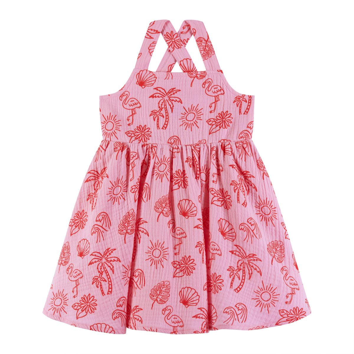 Tropical Gauze Dress
