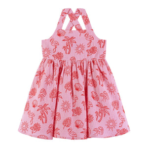 Tropical Gauze Dress
