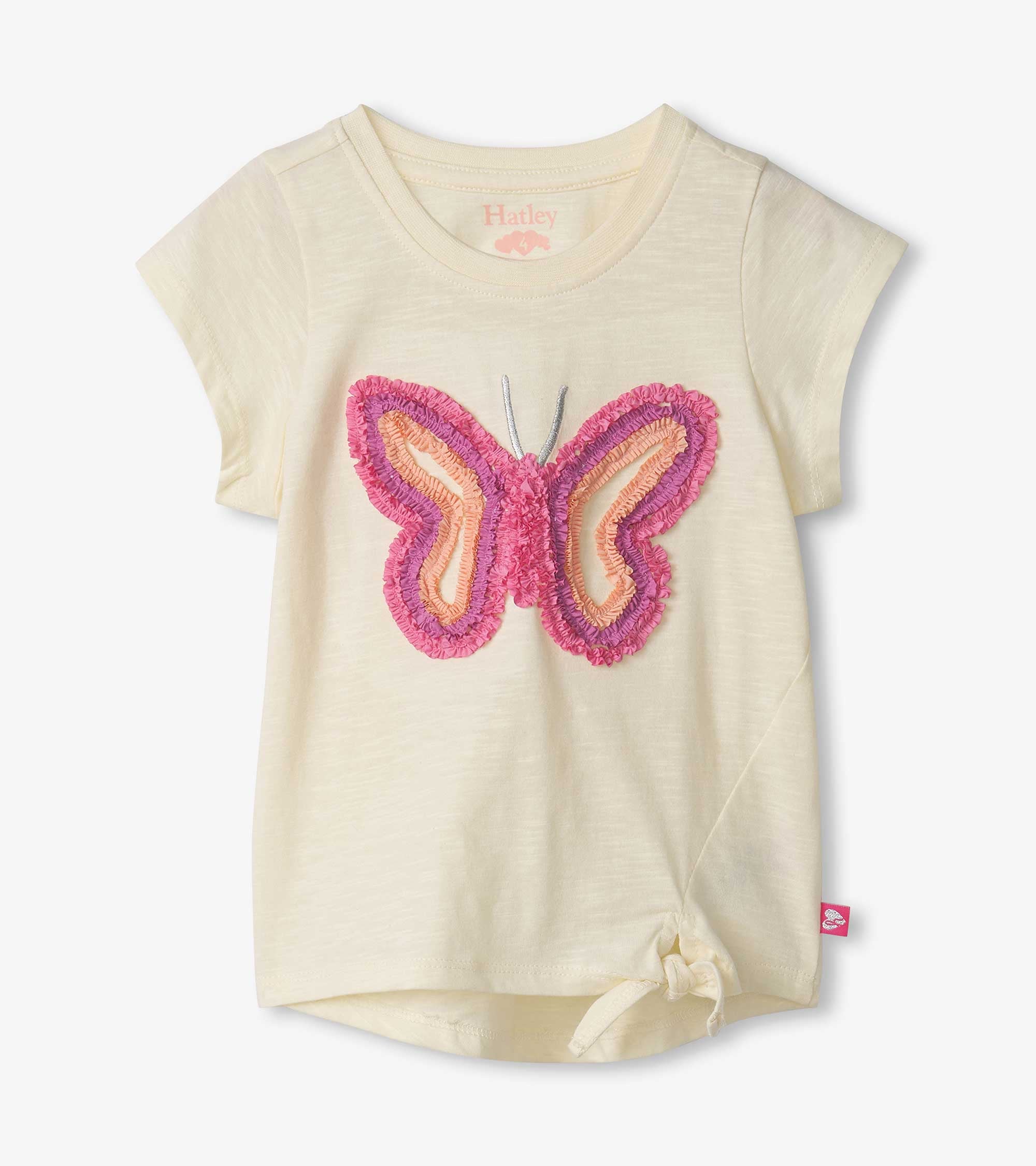 Hatley Butterfly Tie Front Tee