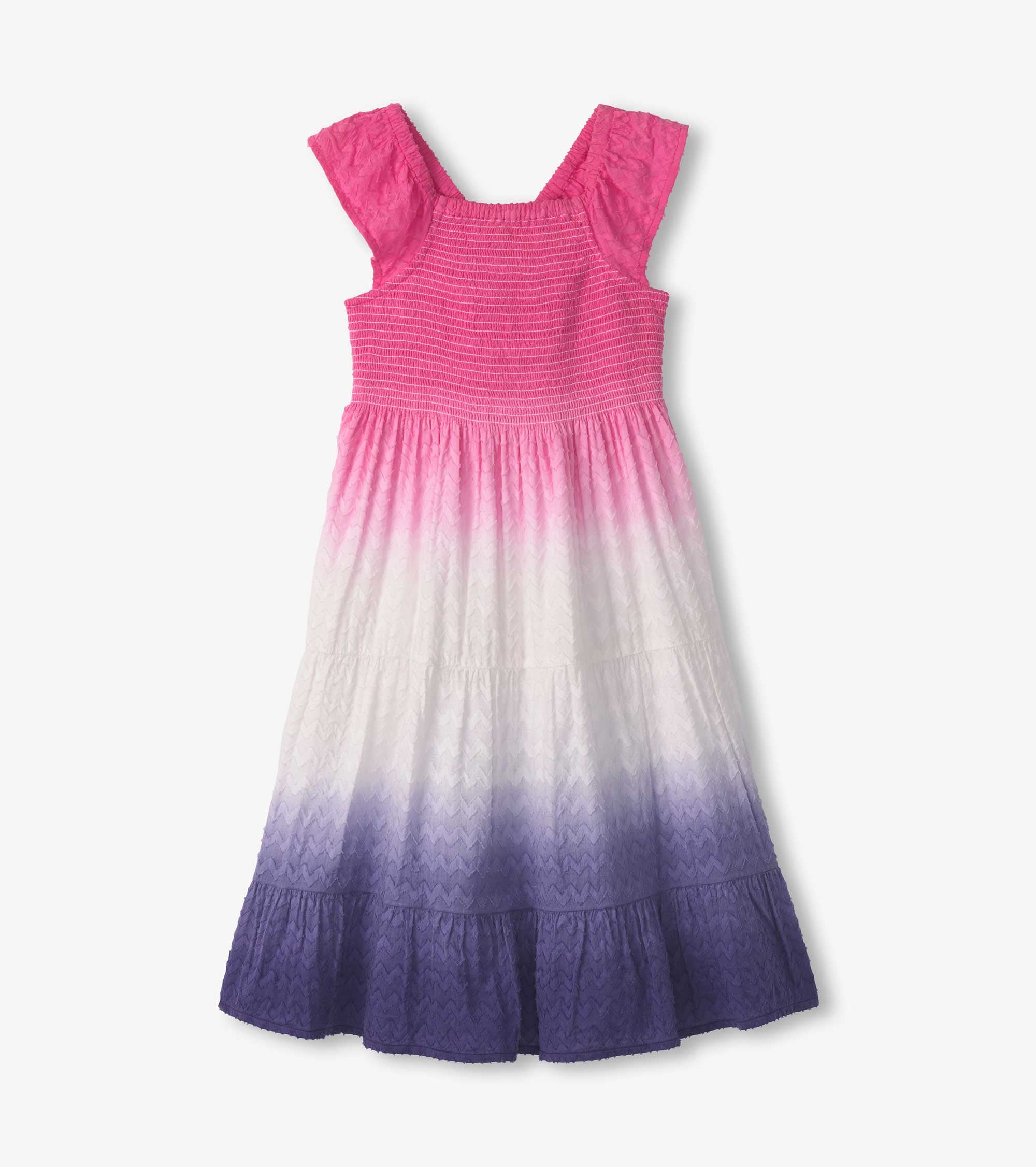 Hatley Purple Dip Dye Smocked Dress