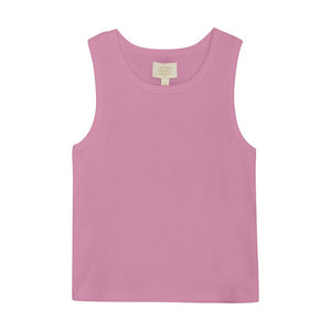 Creamie Rosebloom Ribbed Tank Top