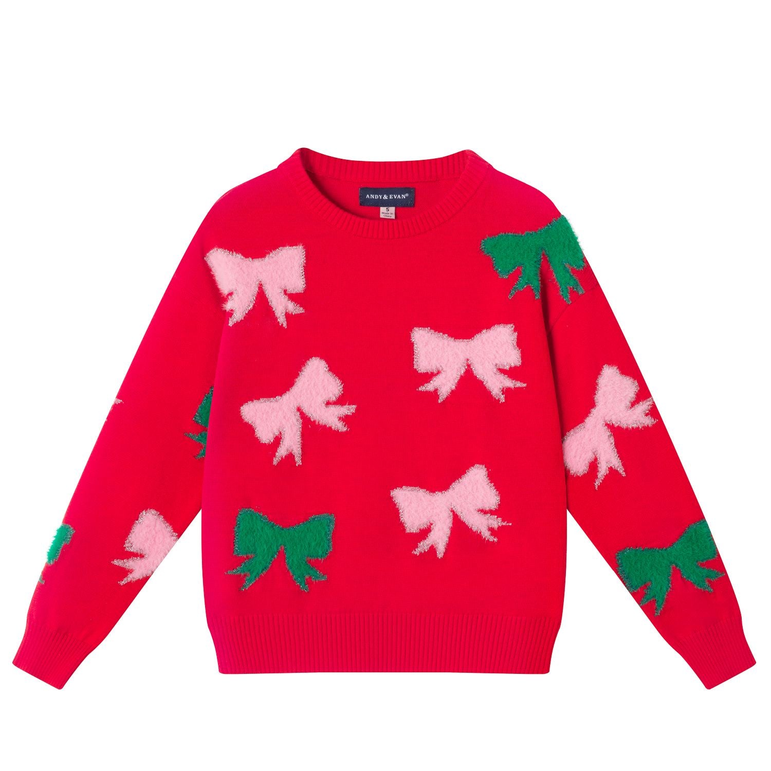 Christmas Bow Icon Sweater