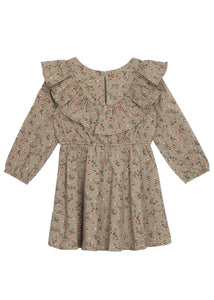 Berry & Olive Wreath Dress