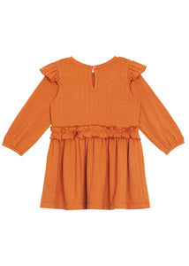 Tangerine Textured Dress