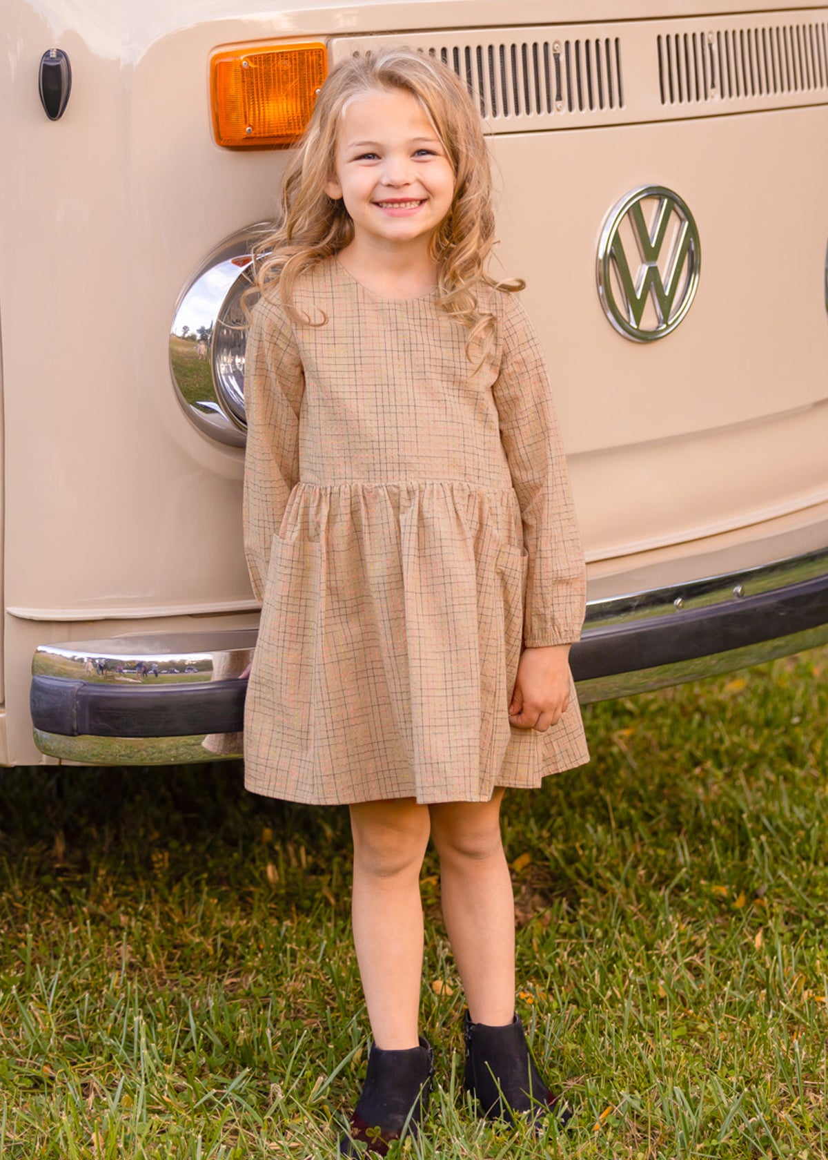 Plaid Symphony Dress