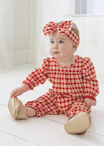 Paisley Plaid Romper