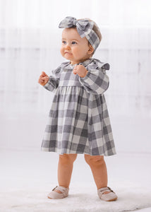 Harper Ruffle Flannel Dress