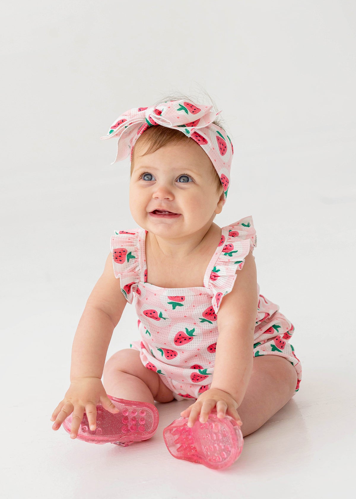 Waffle Berry Romper