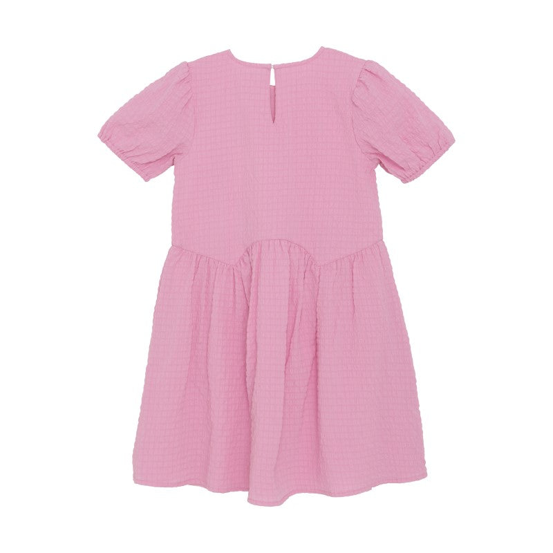 Creamie Rosebloom Textured Dress