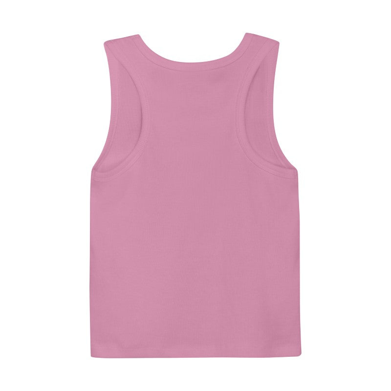 Creamie Rosebloom Ribbed Tank Top
