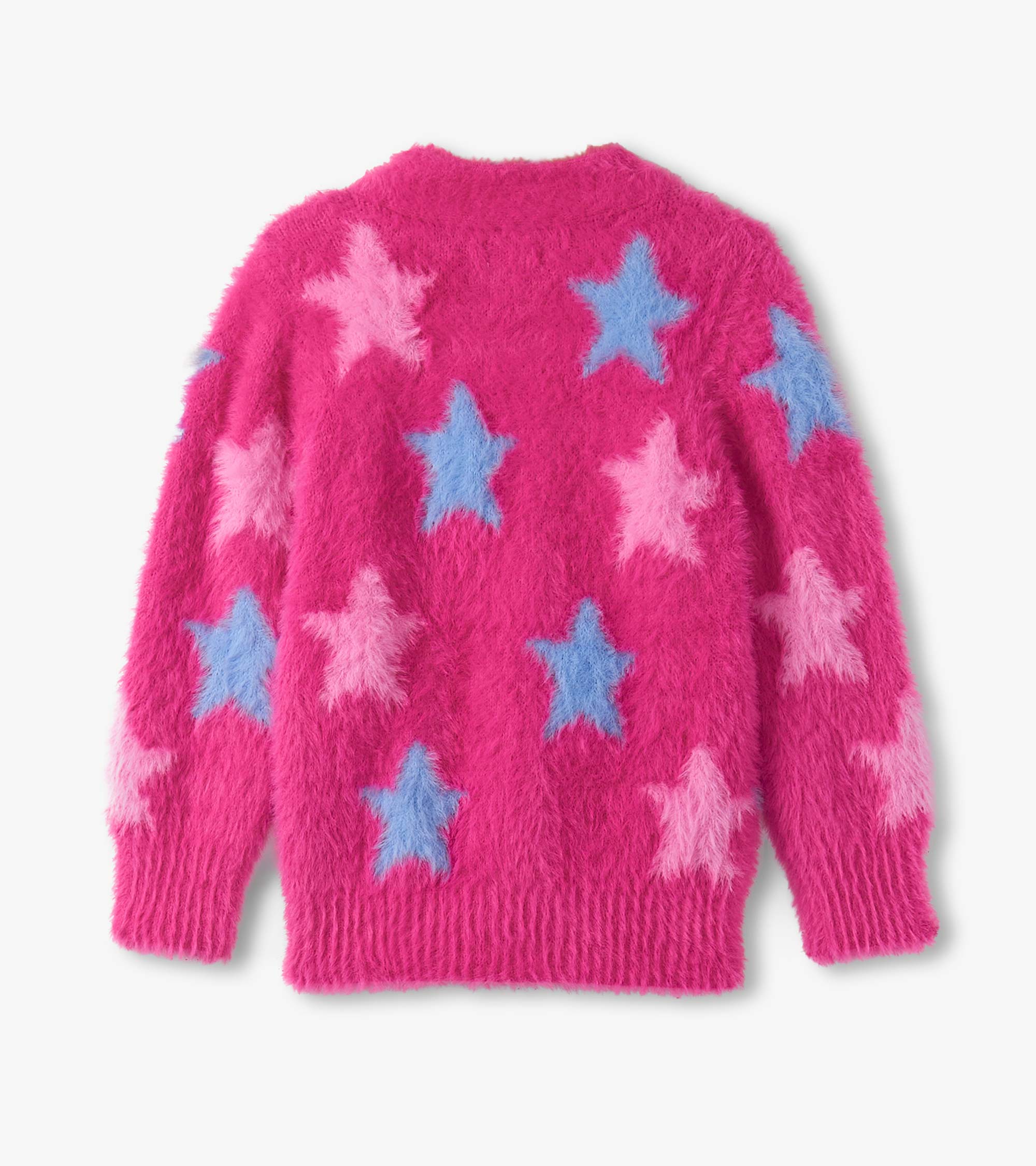 Hatley Sparkling Star Fuzzy Cardigan