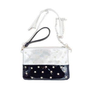 Bari Lynn Studded Patent Purse