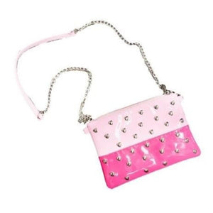 Bari Lynn Studded Patent Purse