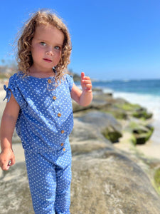 Vignette Zuri Blue Dot Pants